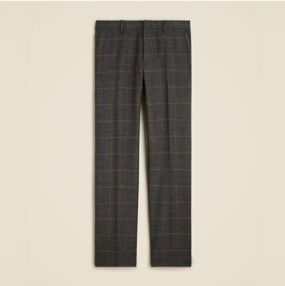 J Crew Ludlow Slim-fit suit pant in Italian wool blend BZ602 Size 33x30 NWT Suit - Picture 3 of 9